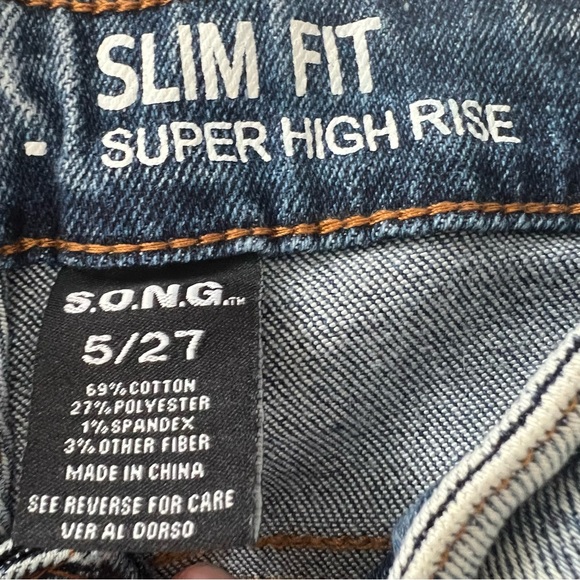 S.O.N.G. vintage Super High Rise Jeans - Picture 2 of 5